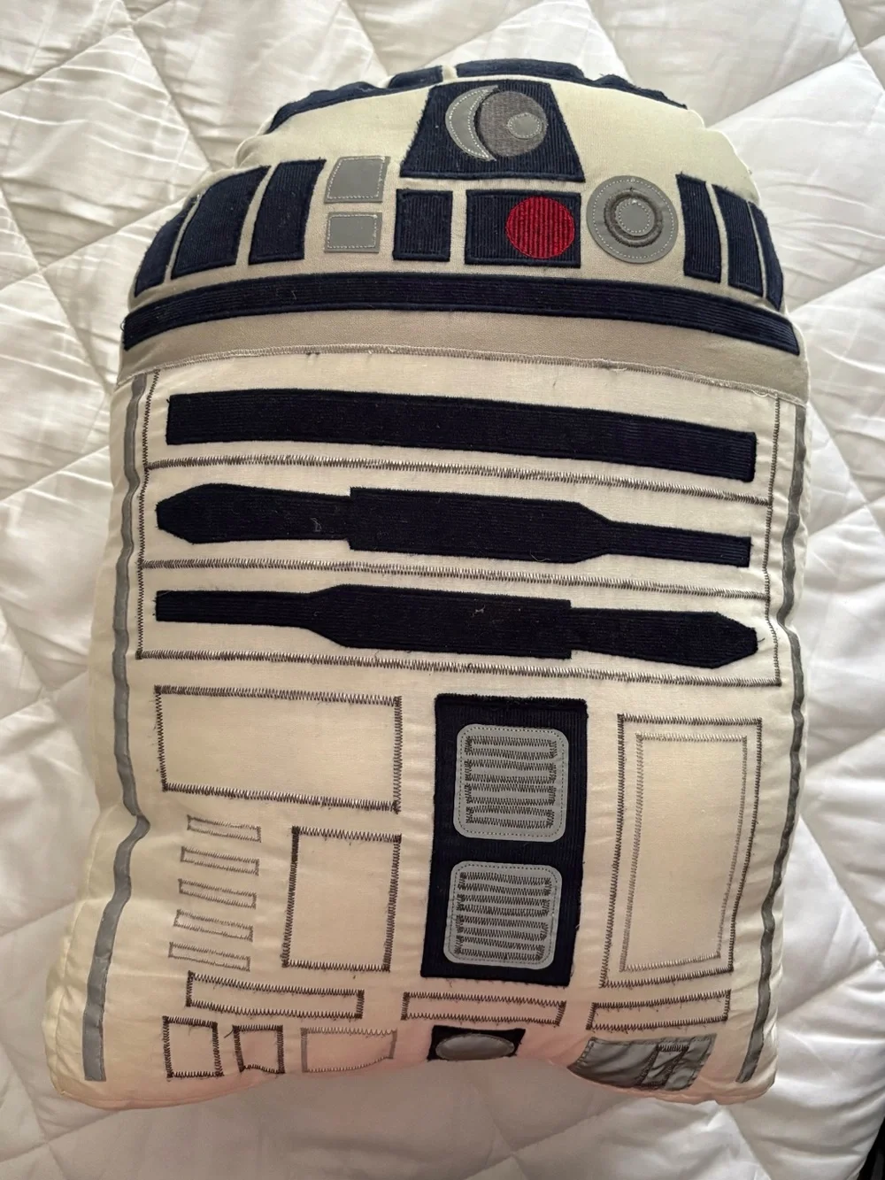 Pottery Barn Kids Star Wars Droid Patchwork bedding set- Navy, Gray, White